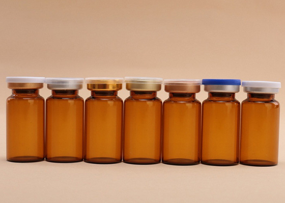 تزریق دارویی فنجان های کوچک شیشه ای بطری 50 × 22 میلی متر با حجم های مختلف