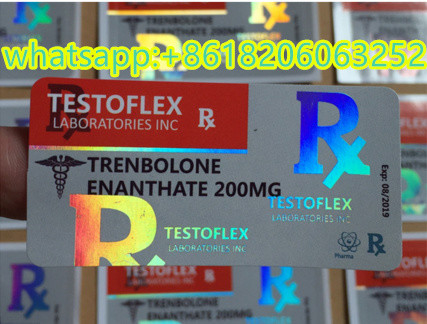 Cypionate 10ml برچسب برچسب دارویی بسته بندی