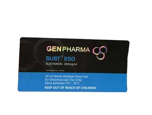 بطری های ضد آب Gen Pharma Vial Labels Design For 10ml Injection Vial
