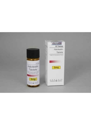 برچسب های قرص Halotestin مخصوص بطری های دارویی سفید برای بطری های قرص خوراکی 5 میلی گرم