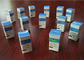 10 میلی لیتر کاغذ جعبه بسته بندی دارویی CMYK رنگ با اثر لوگو هولوگرام