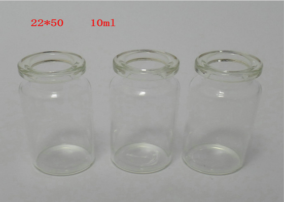 پاک کردن 10ml بطری شیشه ای فریزر پلاستیکی برای تزریق استروئید