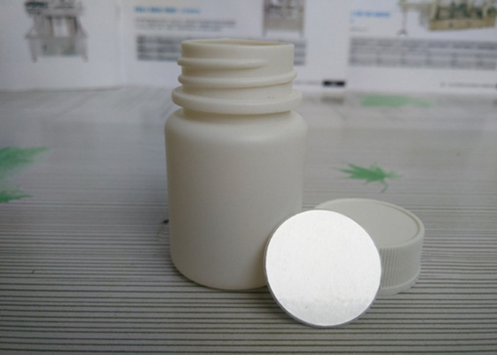 HDPE 35 میلی لیتر بطری قرص پلاستیکی شکل دور برای بسته بندی پزشکی