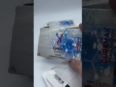 سفارشی Superdrol 10 برچسب بطری قرص پلاستیکی ضد آب برای بسته بندی