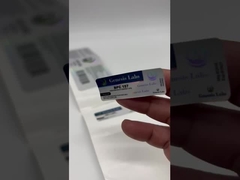 برچسب های قوی و چسبنده وینیل 10 میلی لیتر برای آزمایشگاه های نانو Testo E Brand با اثر درخشان لیزر