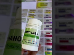 لیبل ویال شیشه ای