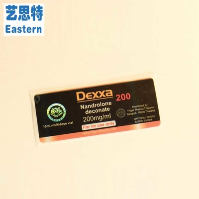 دکا 250mg داروسازی تزریق دارویی شیشه ای لیبل 25x60mm لیزر هولوگرام مواد