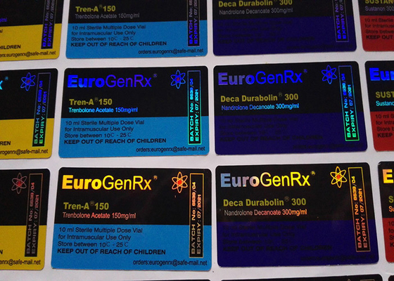 برچسب های دارویی Euro Gen Rx Deisgn , برچسب های برچسب داروخانه با چسب قوی