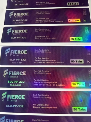 SARMs RAD-140 قرص دهان 50mg بطری های پلاستیکی برچسب های چاپ UV برچسب های بطری سفارشی