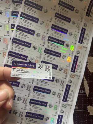 برچسب های لیوان تزریقی Retatrutide 30mg 2ml برای تزریق زیر پوست