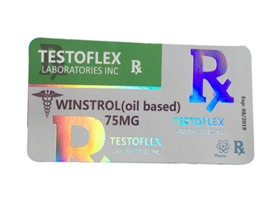 Winstrol Oil Base Hologram داروسازی 10ml Vial برچسب های لیوان 10ml