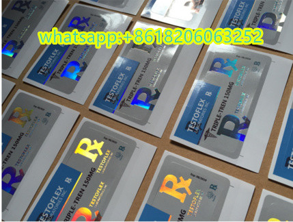 تستوسترون انانتات تزریقی آنابولیک 10 میلی لیتر برچسب های بطری کاغذ / PET / مواد PVC
