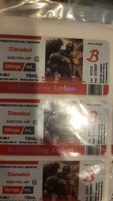 10ml L-carnatine 500mg  PET Laser Materail Vial Labels 