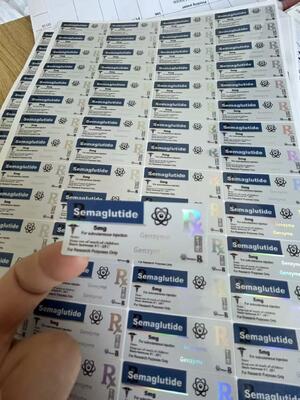 سماگلوتید 5MG 2ml 3ml بطری های شیشه ای دارویی برچسب