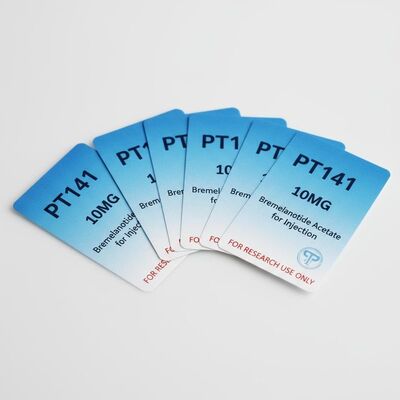 PT141 10MG Small Vials Labels