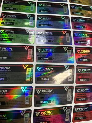 برچسب های ضخیم 300 میلی لیتر با اثر درخشان