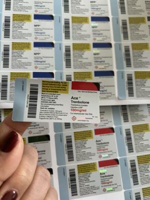 Tre Acetate 100 Mg 6x3cm مناسب برای لیوان های شیشه ای 10 میلی لیتر