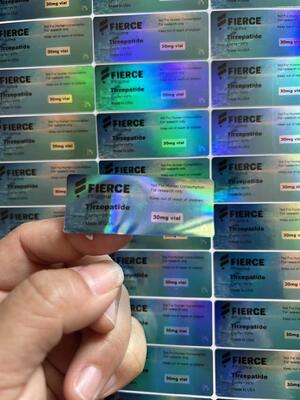 برچسب ویال پپتید BPC 157 5 میلی گرم