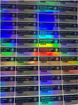 برچسب ویال پپتید BPC 157 5 میلی گرم