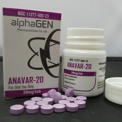 برچسب ها و جعبه های 20 میلی گرمی Ananvar خوراکی Alphagen Pharma برای بسته بندی ویال
