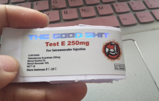 برچسب ویال 10 میلی لیتری شفاف دارو، برچسب بطری شیشه ای سفارشی ویال