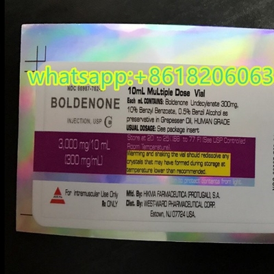 ویال پلاستیکی ضد آب ویال برچسب چسب چسب لمینیت مات