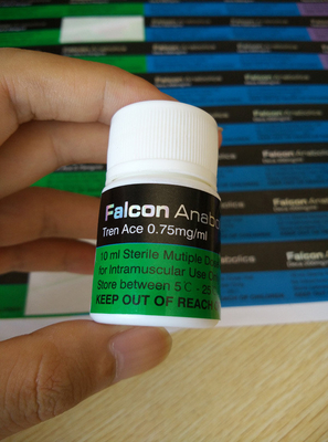 سطح درخشان پایان دهان بطری داروی سفارشی برچسب های مقاوم در برابر مواد شیمیایی برای صنعتی