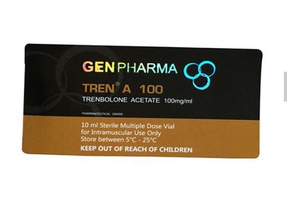 برچسب های دارویی قابل جابجایی با چاپ هولوگرام 10 میلی لیتری سفارشی