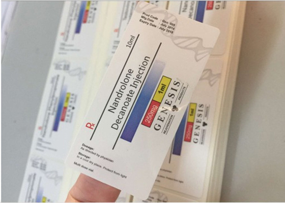 لیبل ویال شیشه ای ناند دکانوات سطح لمینیت براق مربع شکل