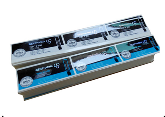 تست Enanthate 300mg شیشه ای لیبل برای ویال آنابولیک بطری های شیشه ای 10ml