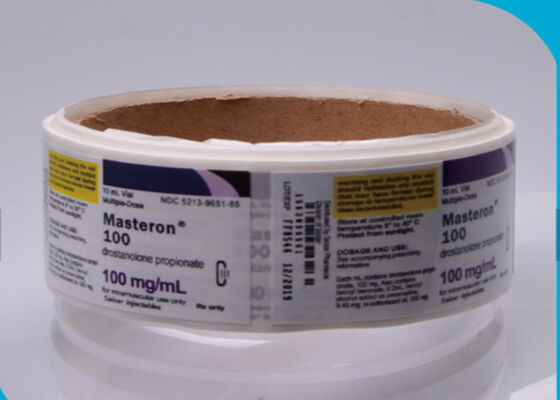 ضد آب داغ رول 10ml برچسب فنجان، سفارشی برچسب چسب برچسب