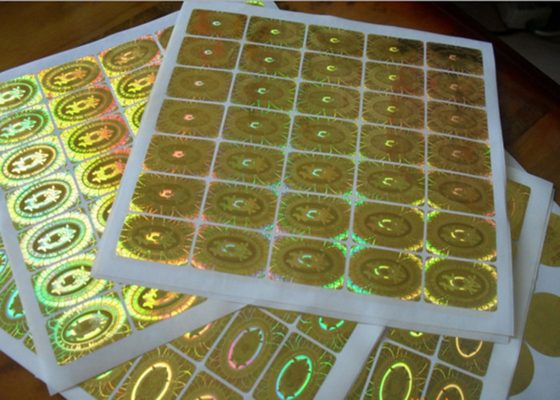 دایره گرد محافظ هولوگرام دایره ای دائمی چسب ضد آب