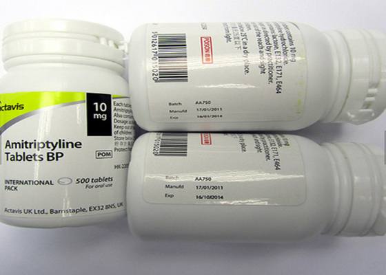 دستورالعمل بطری قرص برچسب های ویال سفارشی براق با مواد PET