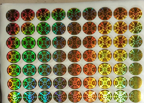 2D نقره ای برچسب هولوگرام برچسب برچسب حکم برای شرکت