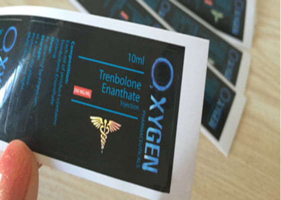 برچسب بطری پزشکی چاپ تمام رنگی برای اکسیژن ترن Enanthate 200 میلی گرم