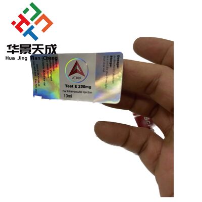 برچسب های بطری شیشه ای 10 میلی لیتر برچسب دارویی تزریقی آنابولیک