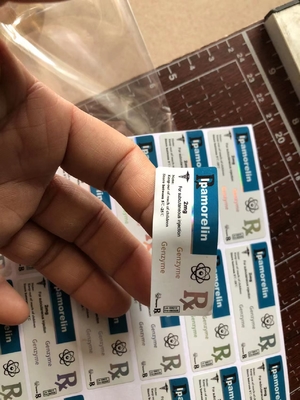 سوماتروپی Pt141 پپتید روغن تزریقی 3 میلی لیتر برچسب های لیوان شیشه ای