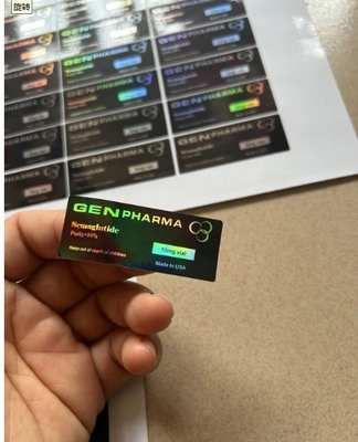 CJC1295 با DAC بطری کوچک برچسب روغن تزریقی با اثر لیزر