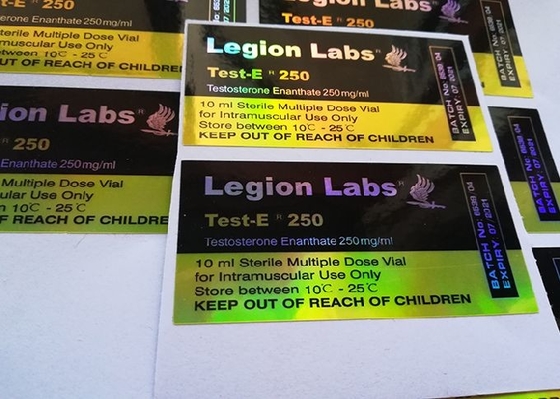 عینک تلخ 6x3cm 10 میلی لیتر، برچسب های هولوگرام 3D با طراحی سفارشی