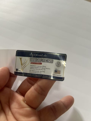 برچسب های هولوگرام طراحی جدید تست سیپ 10 میلی لیتر لیوان با برچسب های خط طلایی