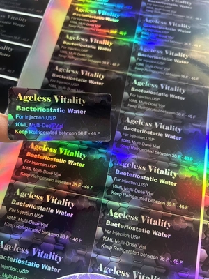 برچسب های روغن ضروری آب باکتریوستاتیک 10 میلی لیتر لیوان های شیشه ای استریل