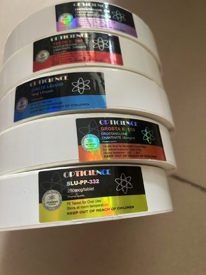 SLU-PP-332 250MCG برچسب قرص هولوگرام چاپ مواد ضد آب در رول