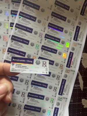برچسب های لیوان تزریقی Retatrutide 30mg 2ml برای تزریق زیر پوست