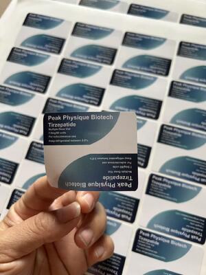 برچسبهای ویال چند دوز تیرزپتاید 7.5 میلیگرم/60 واحد، چاپ دو طرفه