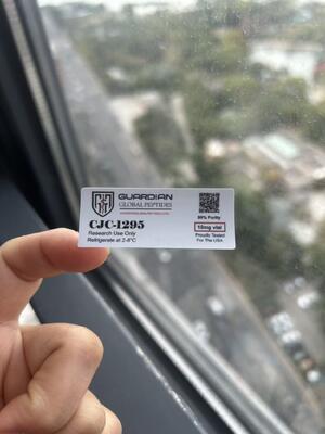 CJC-1295 10mg پیپتید لیبل های لیوان