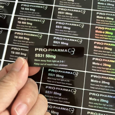 SS-31 بطری پپتید 50 میلی گرم برچسب برچسب