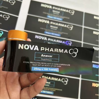 Anavar 20mg لیزر مواد مواد پلاستیکی PET بطری های برچسب