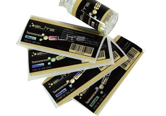 آزمایشگاه Pharma پاک کردن کاغذ بطری پزشکی چاپ فلزی برای فنجان تزریق