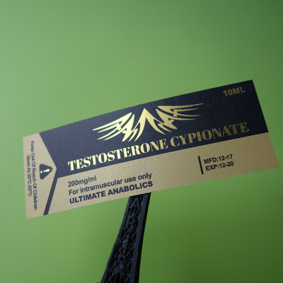 استیکر شیشه ای آنابولیک 10 میلی لیتری طلایی ضد روغن براق