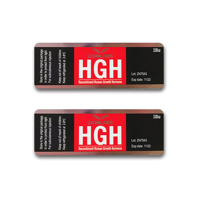 برچسب های شیشه ای ویال هولوگرام هورمون HG 10ml